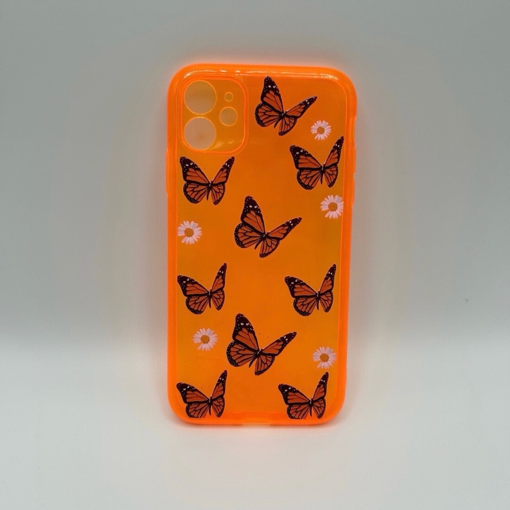 Orange Butterfly Phone Case - Picture 4 of 5